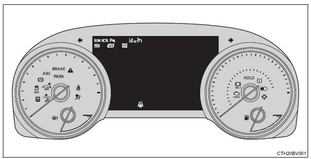 Warning lights and indicators