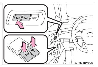 Adjusting the seats