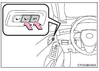 Adjusting the seats