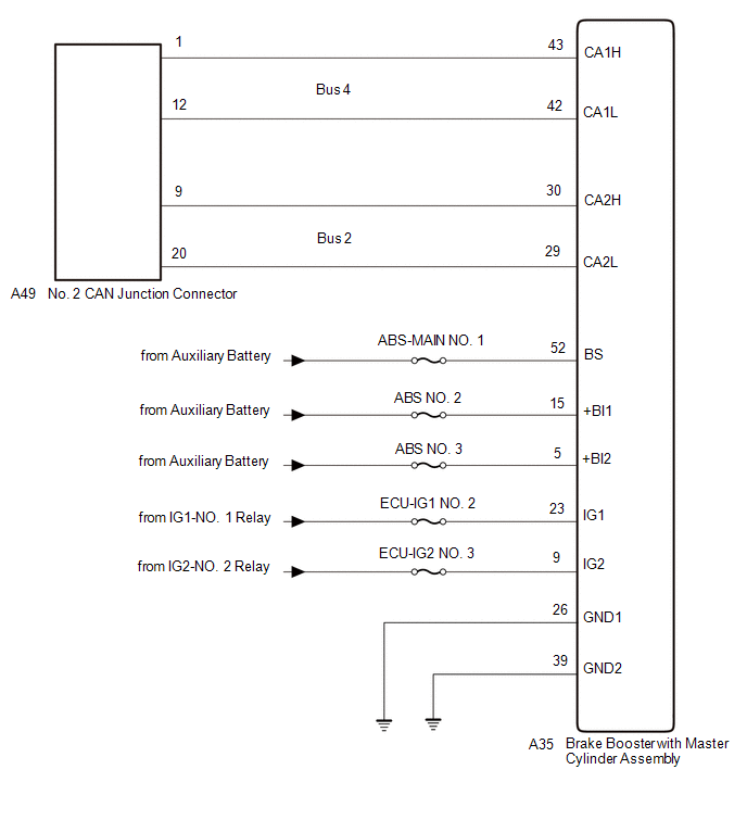 Toyota Avalon Service & Repair Manual Skid Control ECU Communication
