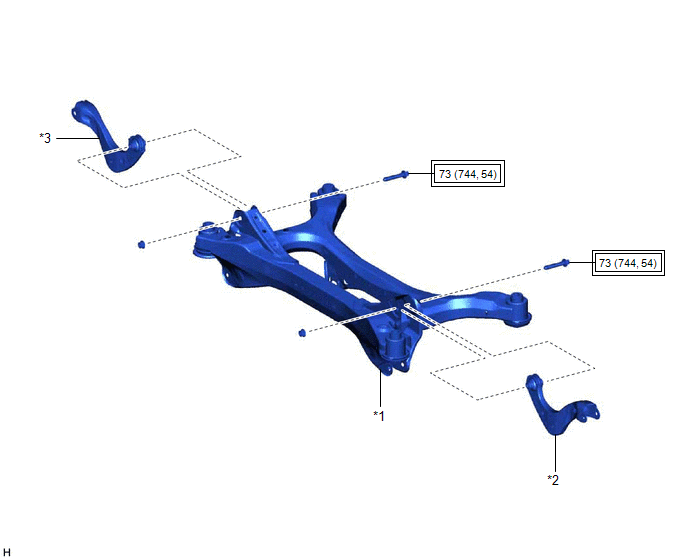 Toyota Avalon Service & Repair Manual Components Rear Upper Arm